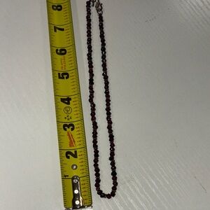 Elegant Red Beaded Necklace